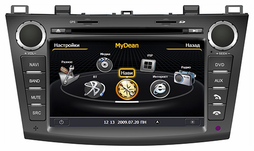 Магнитола MyDean 1034 (Mazda 3 -2012) Магнитола MyDean 1034 (Mazda 3 -2012)